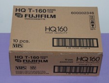 Box of 10 Fujifilm VHS 8 Hrs