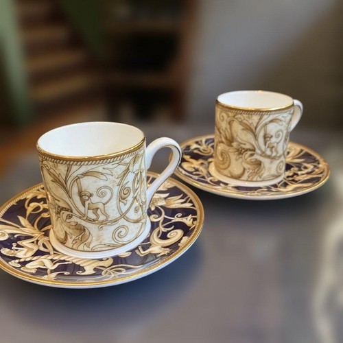 Set coppia piattini tazze