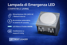 Lampada Emergenza LED 2 Moduli