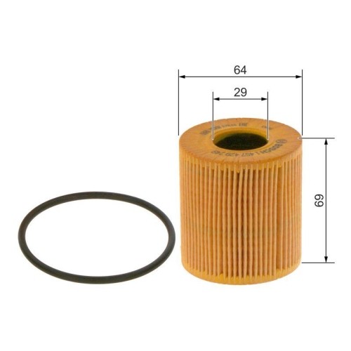Filtro olio bosch - 1, 457