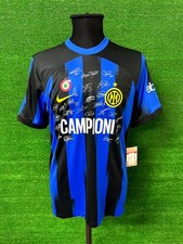 Maglia Inter Scudetto CAMPIONI Signed No Indossata Match Worn Shirt Jersey TG L