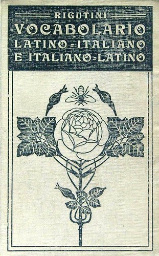 Vocabolario latino italiano - vocabolario, e