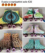 Offertissima 5 Paia Copripattini  pattinaggio artistico IN LYCRA  fantasia