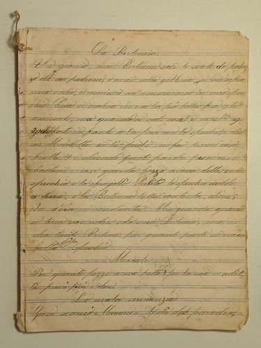 Manoscritto favole morali - ,
