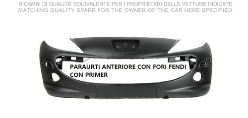 Paraurti anteriore con - anteriore,