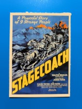 OMBRE ROSSE 1939 - CARTOLINA MINI LOCANDINA CIAK - COLLEZIONE