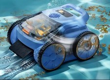 Robot Pulitore SAT20 MURO LATI Piscina Senza fili NUOVO Doppio Motore Pareti