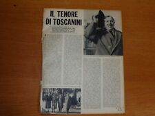 AURELIANO PERTILE tenore lirica clipping articolo ritaglio foto ANNO 1952