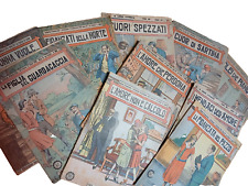 LOTTO DI 10 ROMANZI D'AMORE, 1928/29, 46 PAG., SPILLATI, DA BUONI A ECCELLENTI