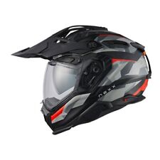 Casco Integrale Touring Nexx X.Wed 3 Trailmania Adventure Grigio Rosso Opaco