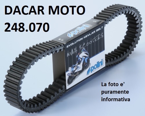 248 070 cinghia variatore - 248.070,