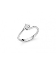 Anello Miluna Donna Solitario Di Diamanti in Oro Diamante LID5180-015G7