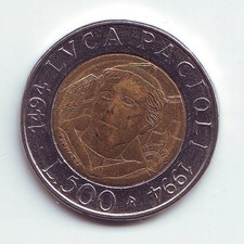 ITALIA - 500 Lire (Luca