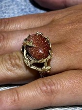 14k Oro Giallo Naturale Pietra