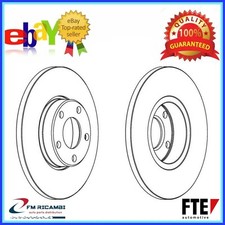 BS3824 DISCHI FRENO ANTERIORI AUDI 100 A4 (8D2, 8D5) A6 (4A2, 4A5) 2.0 2.5TD