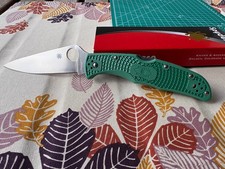 Coltello tascabile Spyderco Endura 4 C10FPGR Flat Ground Green