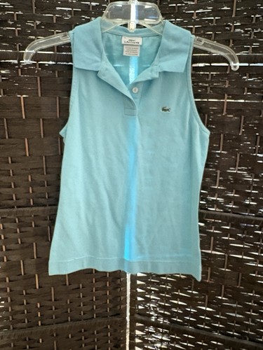 Polo donna lacoste - blu, chiaro