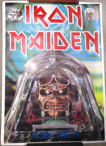 Poster iron maiden - maiden, aces