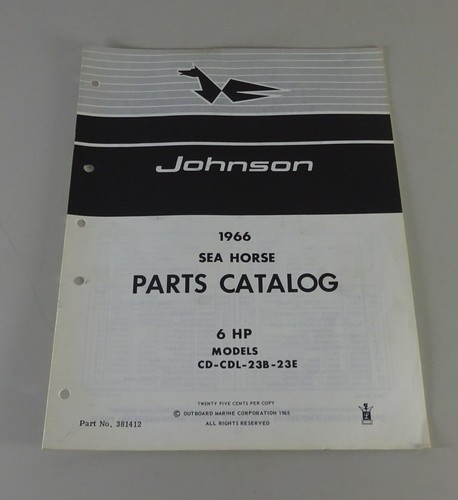 Catalogo ricambi omc johnson - catalogo,