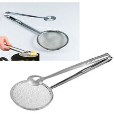 Spumarola Con Pinza A Molla Colino Frittura Utensili Cucina Patatine Acciaio 318