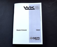 GEM WK2 Keyboard Workstation Manuale istruzioni d'Uso in ITALIANO WK-2
