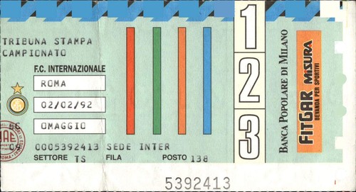 Biglietto stadio inter - stadio,