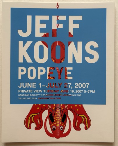 Jeff koons grand - -, carton