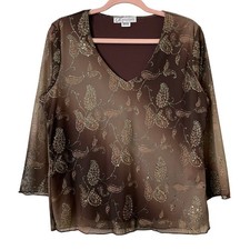 Vintage Paisley Glitter Ombre