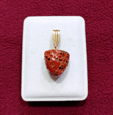 Ciondolo vintage corallo rosso