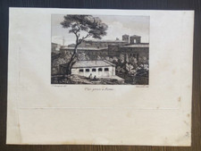 ACQUAFORTE INCISIONE VEDUTA