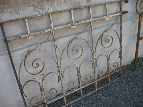 Grata ferro balcone liberty - grata,