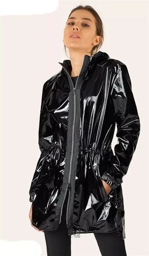 Impermeabile donna pvc nero - donna,