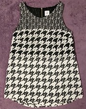 Canotta CAbi nera/bianca con