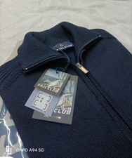 Maglione da uomo mezza zip