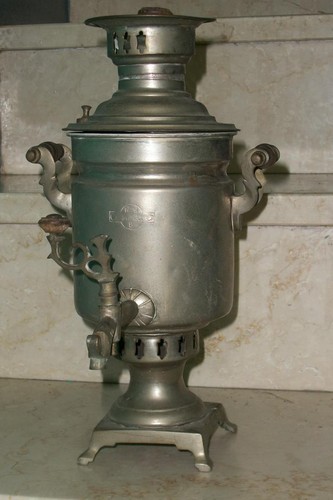 Antico samovar russo acciaio - acciaio, 5