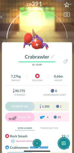 Shiny crawler c 80k - ✨shiny, p
