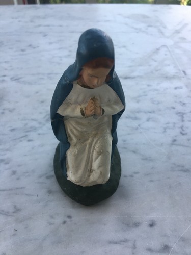Vecchia statuina presepe - statuina,