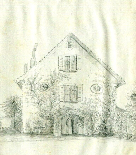 Paesaggio casa francese - paesaggio,