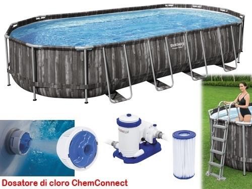 Piscine fuoriterra ovali steel - fuoriterra,