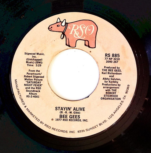Bee gees stayin alive if - bee,