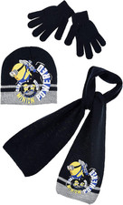 Ich Einfach - Berretto Invernale Con Visiera E Guanti