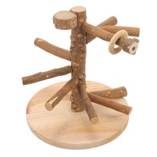  Parrot Perch Stand Trespolo Pappagalli Da Gioco Rack Di Allenamento Uccelli