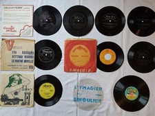 10 DISCHI FLEXI PUBBLICITA' 45 GIRI ANNI 60 Invernizzi Oroscopo No Carosello +1
