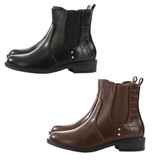 Stivaletti Donna Bassi Pelle