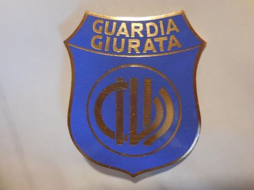 Distintivo guardie giurate - guardie,