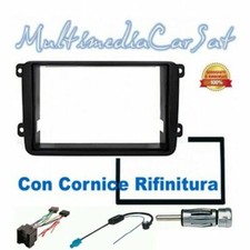Kit Mascherina Cambio Autoradio Cornice 2 Doppio Din Scirocco da '08 3294DD