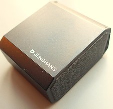 SVEGLIA DA VIAGGIO "JUNGHANS" nera, quarzo, perfetta Radio, incl. batteria