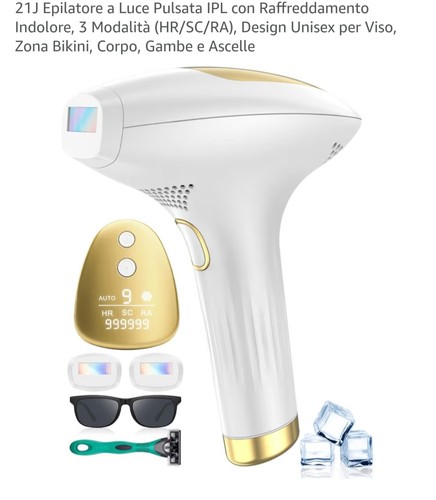Epilatore luce pulsata ipl - epilatore,