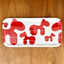 RARO piatto vassoio melamina metà secolo moderno Eero Aarnio pony/cucciolo MCM