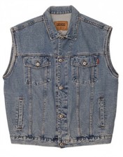 CASUCCI Gilet Uomo Denim UK 42